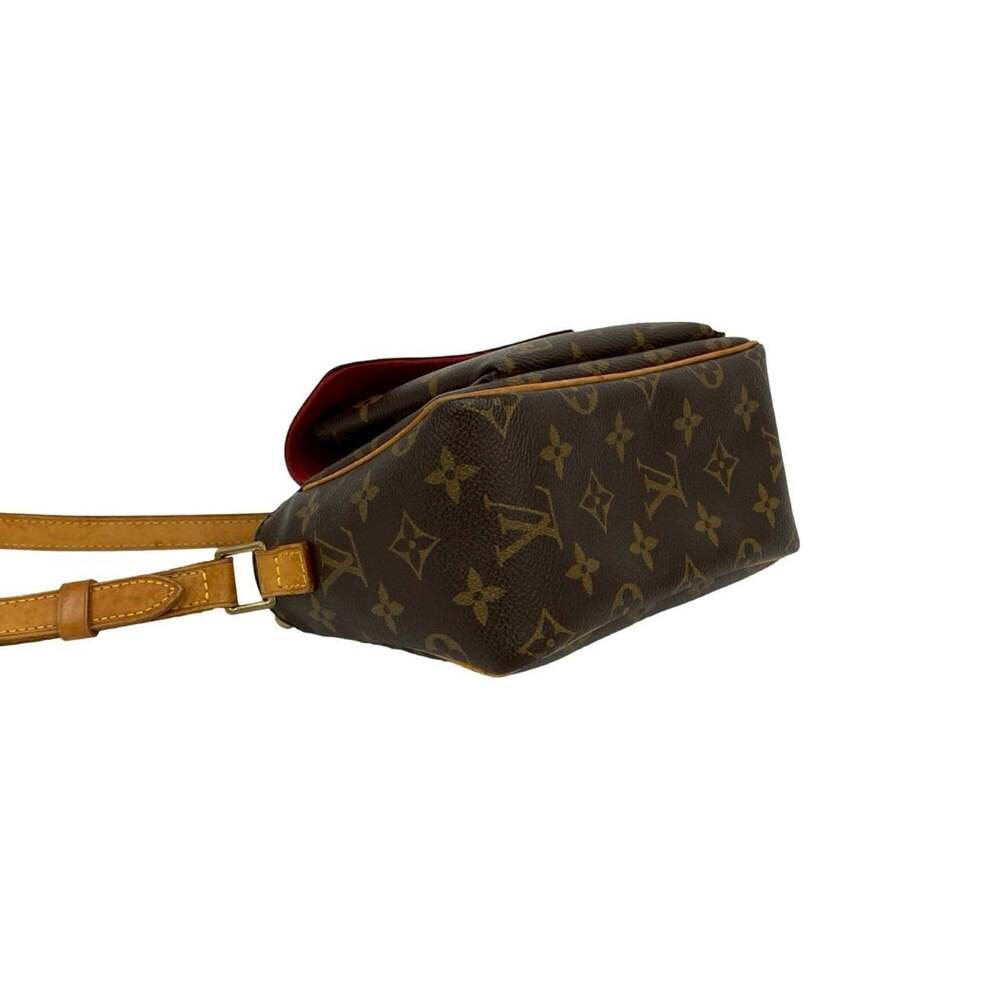 LOUIS VUITTON Brown Monogram Leather Pochette Shoulder Bag - Picture 7 of 10